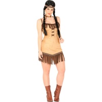 Disfraz de indio nativo apache para mujer