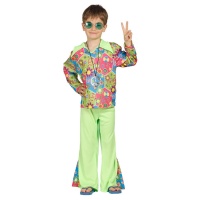 Disfraz de hippie flower para niño