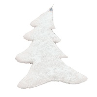 Colgante para el árbol blanco de 12 cm