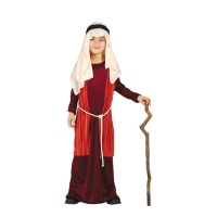 Disfraz de hebreo con pañuelo rojo para niño