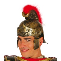 Casco de romano dorado - 59 cm