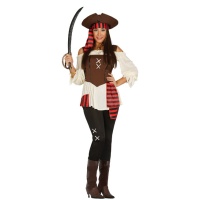 Disfraz de pirata Morgan para mujer