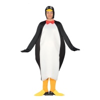 Disfraz de pingüino con pajarita para adulto