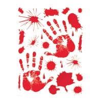 Pegatinas de manchas de sangre