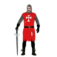 Disfraz de caballero templario zombie