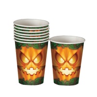 Vasos de La Calabaza Siniestra de 256 ml - 8 unidades
