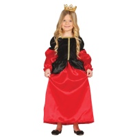 Disfraz de reina del Renacimiento para niña