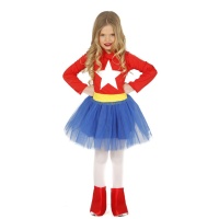 Disfraz de Capitán Estrella para niña