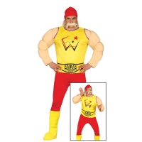 Disfraz de Hulk Hogan musculoso para adulto
