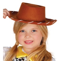 Sombrero de vaquera infantil - 53 cm
