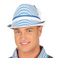 Sombrero de tirolés azul - 55 cm