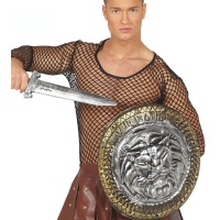 Escudo y espada de gladiador
