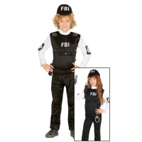 Disfraz de policía FBI infantil