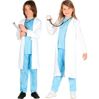 Disfraz de médico con bata para niño