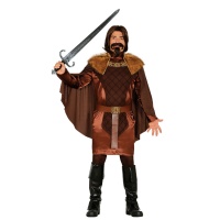 Disfraz de rey medieval nórdico para hombre