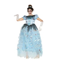 Disfraz de princesa zombie para mujer
