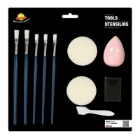 Set de 9 herramientas de maquillaje