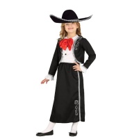 Disfraz de mariachi clásico para niña