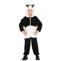 Disfraz de oso panda con capucha infantil