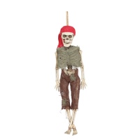Colgante de esqueleto bucanero - 40 cm
