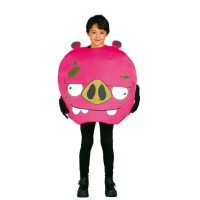 Disfraz de cerdo rosa de angry birds infantil