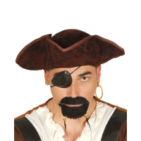 Sombrero pirata de tela - 57 cm