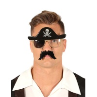 Gafas pirata con bigote