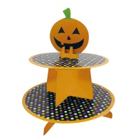 Soporte para cupcakes de calabaza