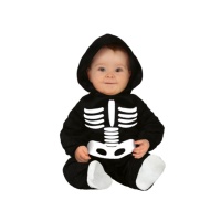 Disfraz de esqueleto para bebé