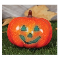 Calabaza Halloween con luz de 16 cm