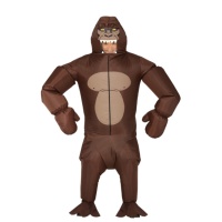 Disfraz de gorila hinchable para adulto