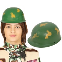 Casco de militar camuflaje infantil - 56 cm