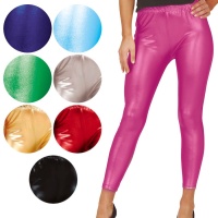 Leggins metalizados de colores - 1 unidad