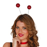 Diadema de bolas brillantes