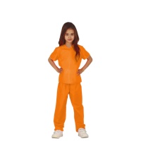 Disfraz de presidiaria Guantánamo para niña