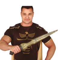 Espada de espartano oro - 65 cm