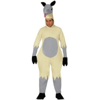 Disfraz de llama para adulto
