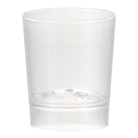 Vasos de 33 ml de plástico transparente chupito - 14 unidades