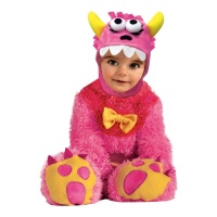 Disfraz de Monstruo rosa para bebé