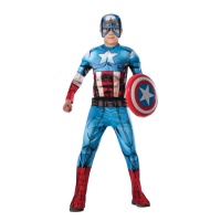 Disfraz de Capitán América de Los Vengadores infantil