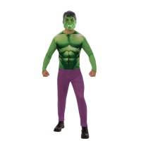 Disfraz de Hulk con máscara para hombre