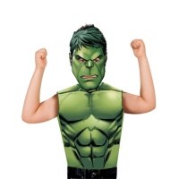 Disfraz de Hulk con camiseta y careta para niño