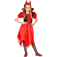 Disfraz de diablesa elegante para niña