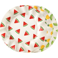Platos de Frutas de 20,5 cm - 6 unidades
