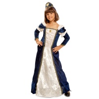 Disfraz de princesa medieval con tocado