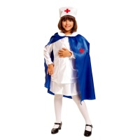 Disfraz de enfermera con capa para niña