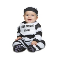 Disfraz de preso para bebé