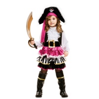 Disfraz de pirata chic para niña