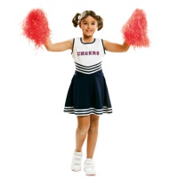 Disfraz de cheerleader para niña