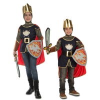 Disfraz de caballero medieval infantil con accesorios